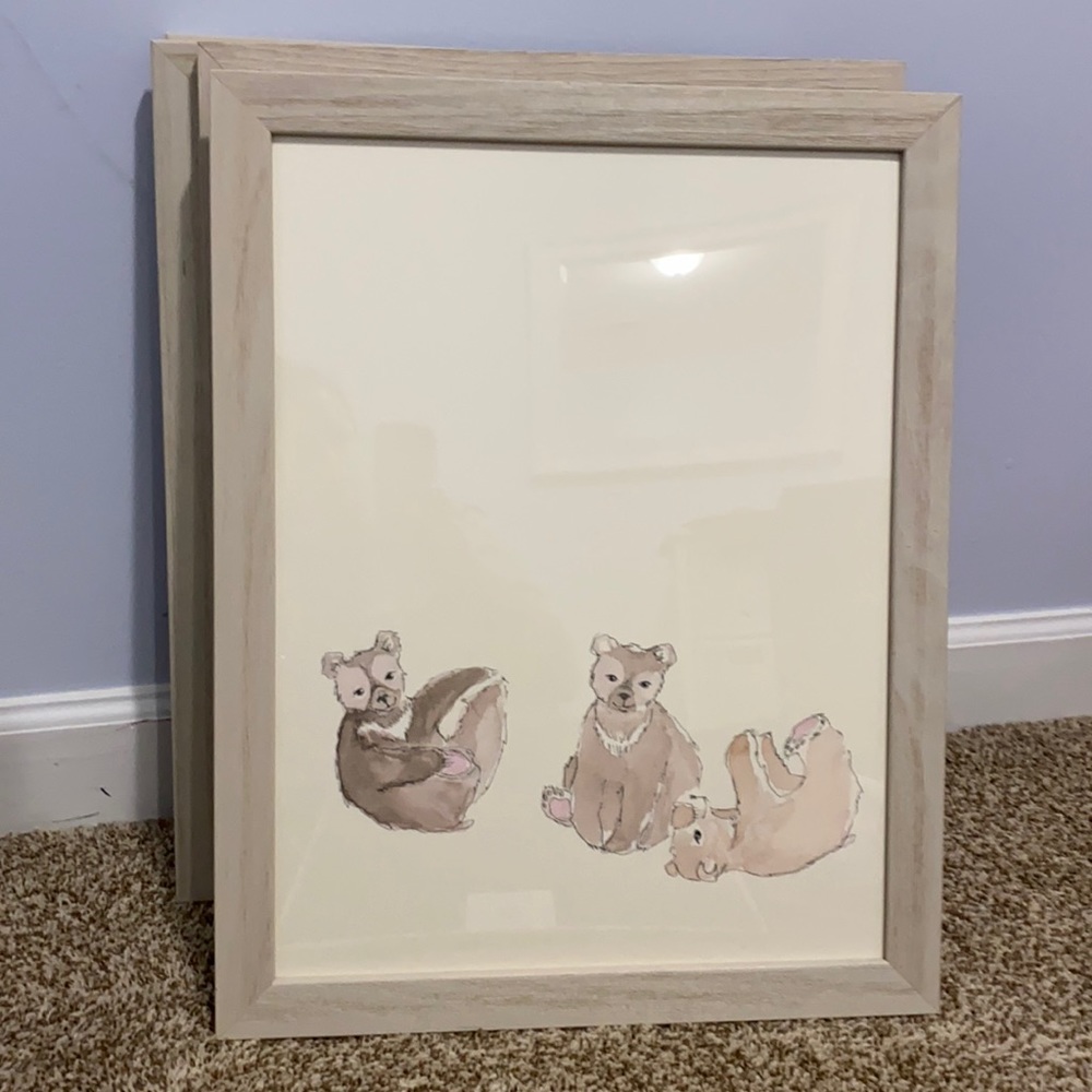 Restoration Hardware Animal Watercolor Print